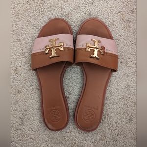 Tory Burch Bicolor Slide Sandals